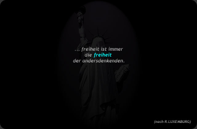 Text zum Wortbild Freiheit