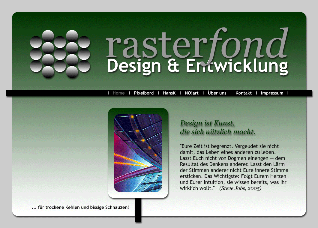 Startseite von Rasterfond